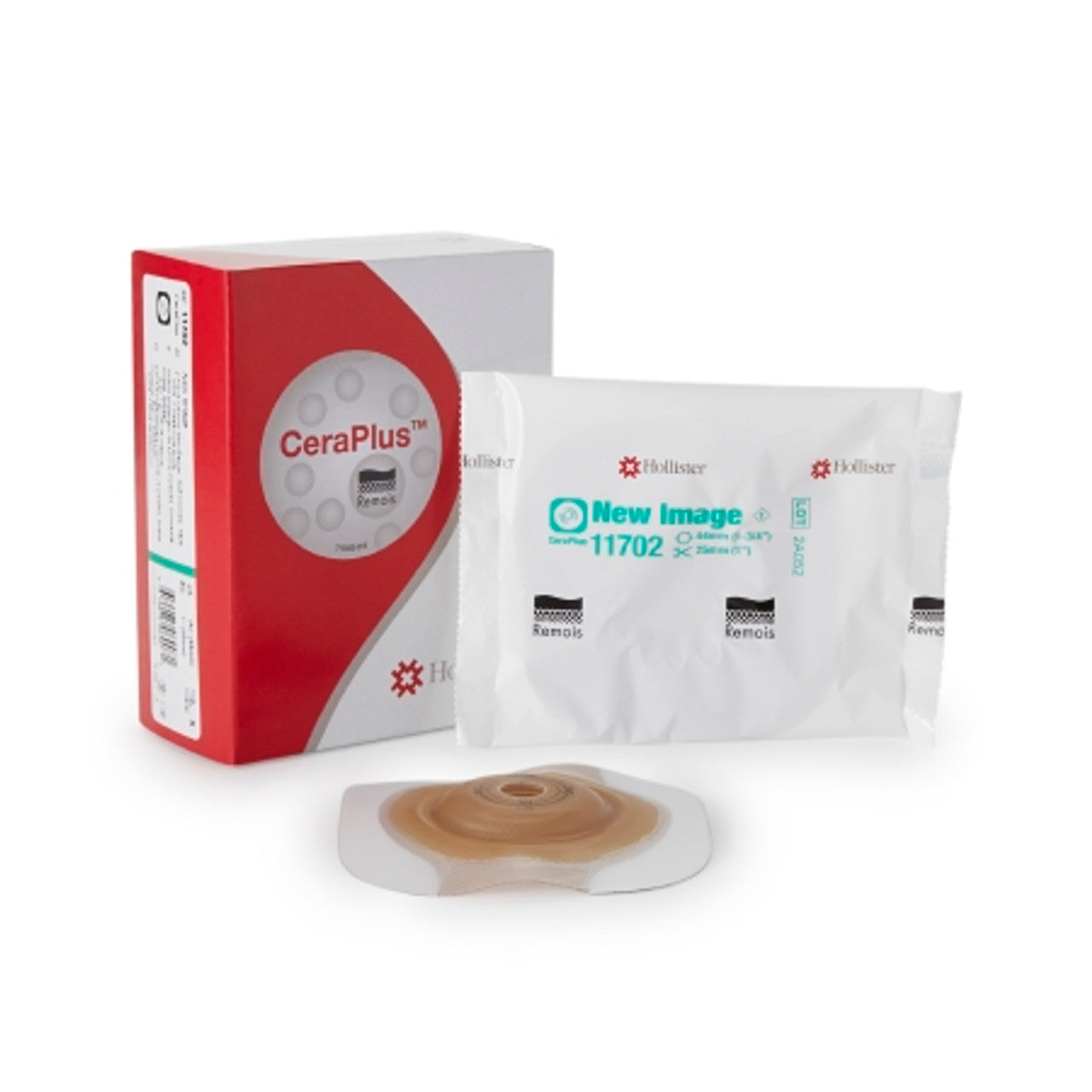 11702 Barrera Cutánea para ostomía en sistema de 2 piezas . 5 piezas 25 mm con aro flotante 44mm