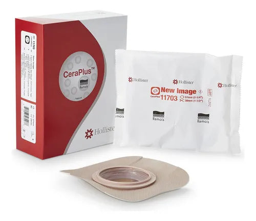 11703 Barrera cutánea para ostomía en sistema de 2 piezas . 5 piezas 38 mm con aro flotante de 57mm