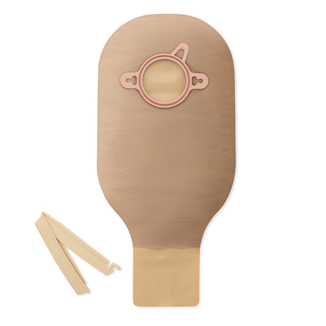 18104 New image Bolsa drenable para ostomía de 2 piezas Trasparente 70 mm. 10 piezas
