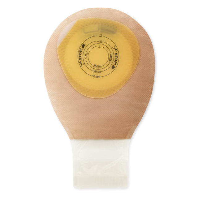 3795 Bolsa Drenable para ostomía pediátrica de 1 pieza. 10 pz ,recortable hasta 51 mm