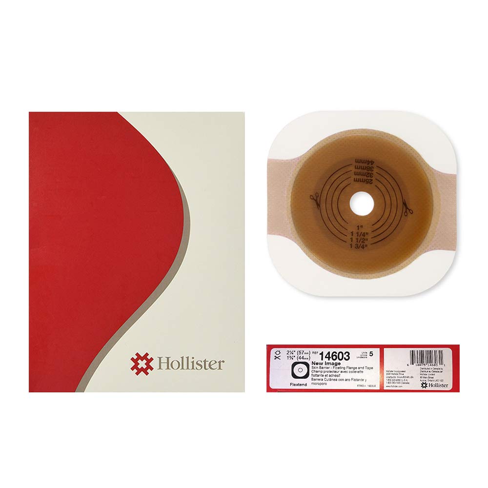 14603 barrera cutánea para ostomía en sistema de 2 piezas marco adhesivo . 5 piezas 57mm 44mm hasta