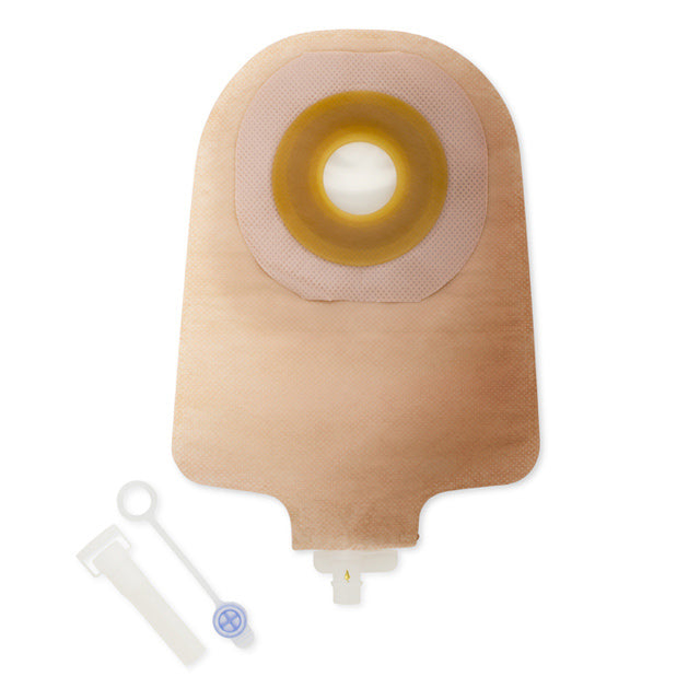 8460 bolsa de urostomia de 1 pieza transparente marco-adhesivo . 10 piezas 64 mm