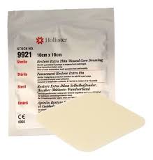 9921 tratamiento de heridas superficiales con exudado mínimo o nulo. 5 piezas 10 x10 cm, Estéril