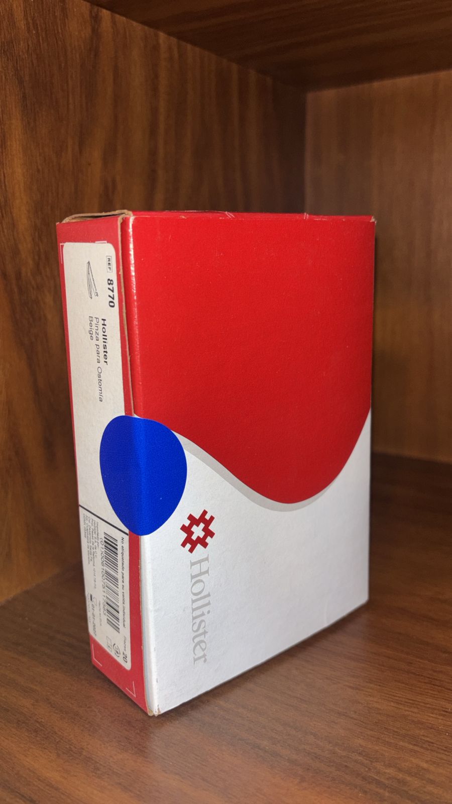 8770 pinza para bolsa drenable . 20 piezas