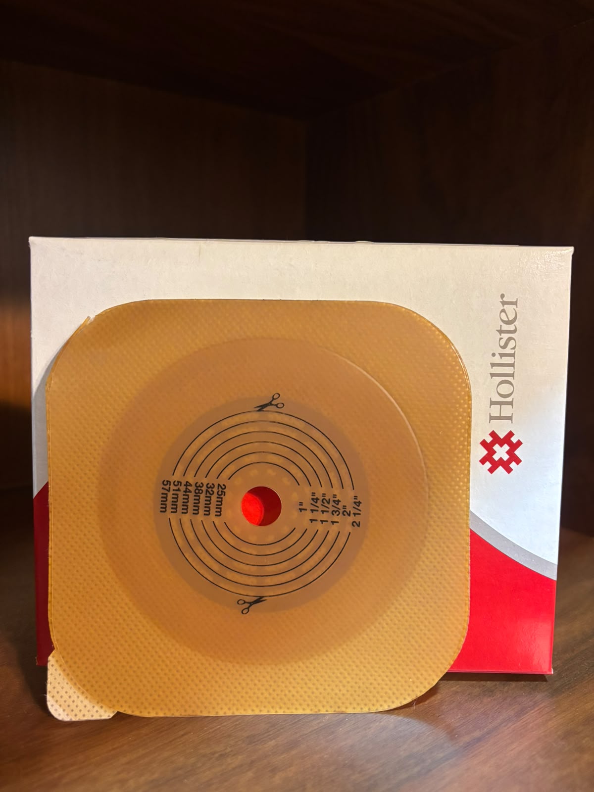 14604 barrera cutánea para ostomía en sistema de 2 piezas marco adhesivo . 5 piezas 57 mm aro flotante de 70 mm