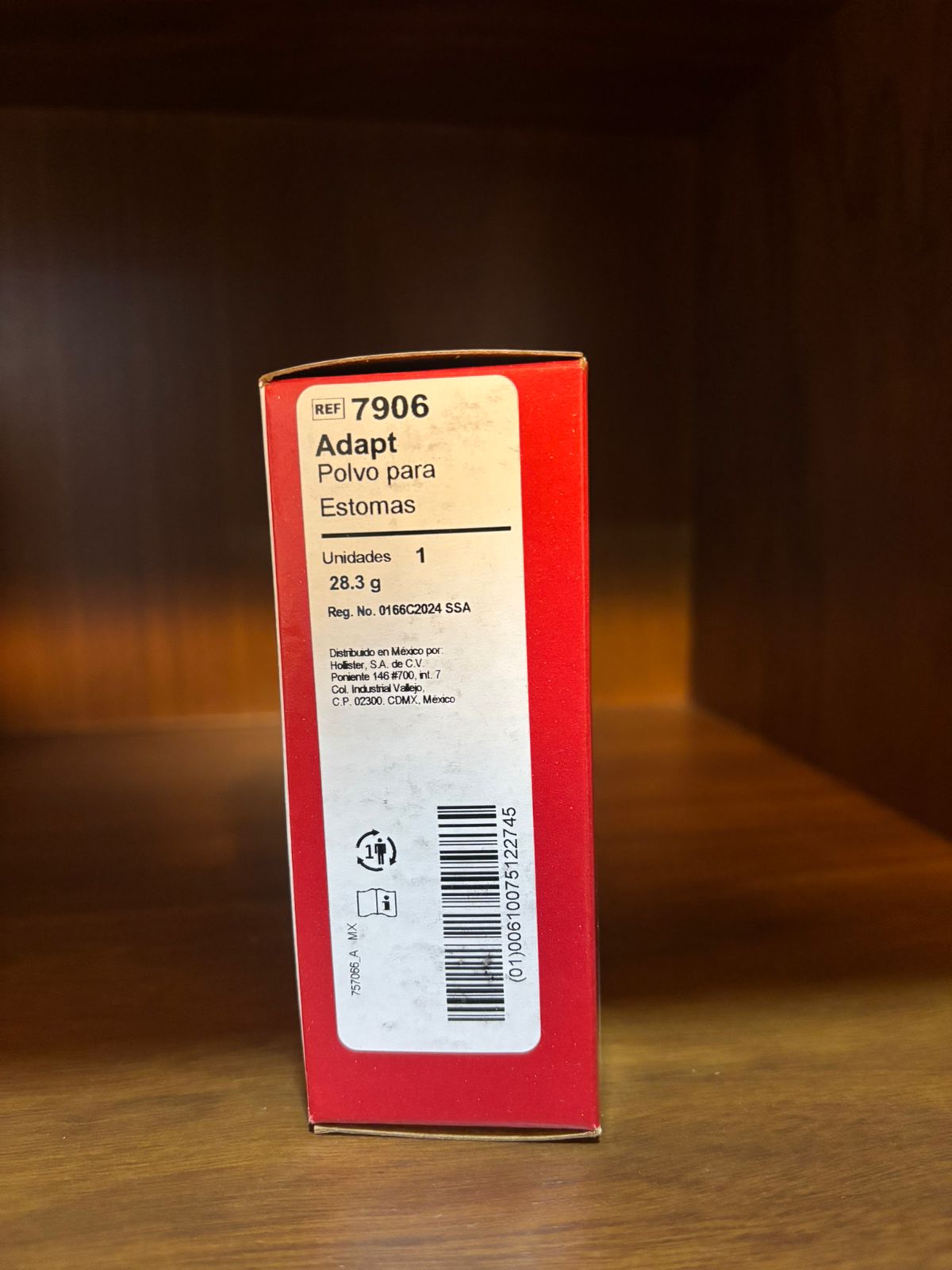 7906 polvo para estomas . 1 pieza